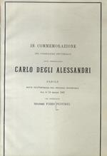 In commemorazione del consigliere provinciale conte commendatore Carlo degli Alessandri. Parole dette nell'adunanza del Consiglio Provinciale del dì 19 maggio 1897