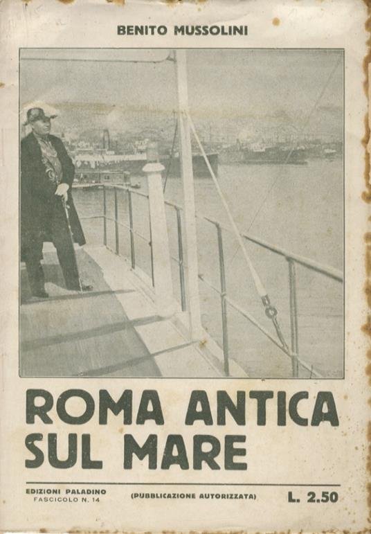 Roma antica sul mare - Benito Mussolini - copertina