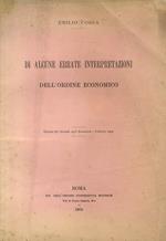 Di alcune errate interpretazioni dell'ordine economico