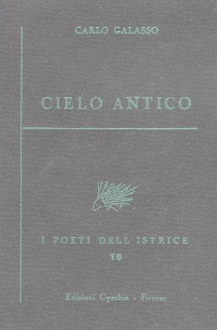Cielo antico - Carlo Galasso - copertina