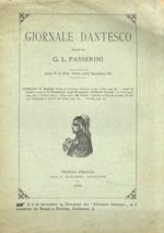 GIORNALE dantesco. Diretto da G.L. Passerini. Anno IV (I della Nuova serie). 1896. Quaderno IX