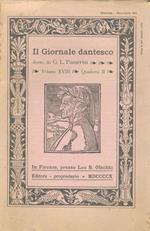 GIORNALE (IL) dantesco. Diretto da G.L. Passerini. Volume XVIII. Quaderno II. Marzo-aprile 1910