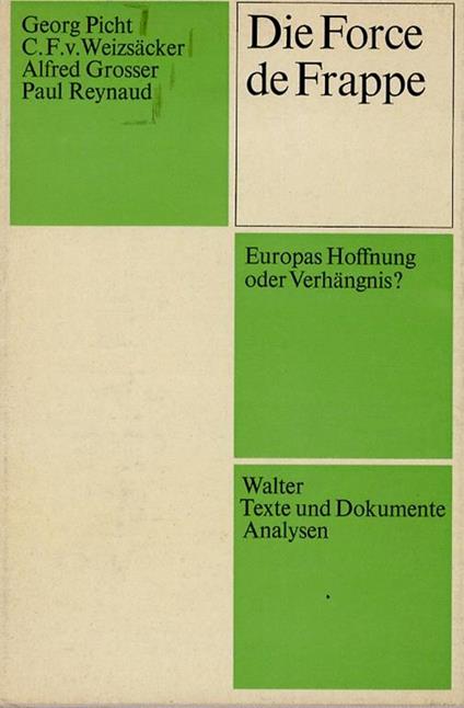 Die Force de Frappe. Europas Hoffnung oder Verhängnis? - copertina