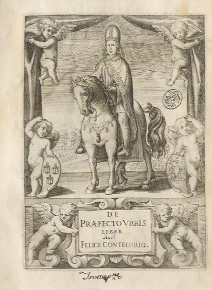 De praefecto urbis liber auct. Felice Contelorio - Felice Contelori - copertina