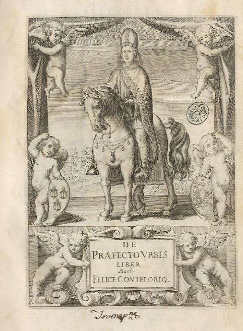 De praefecto urbis liber auct. Felice Contelorio - Felice Contelori - copertina