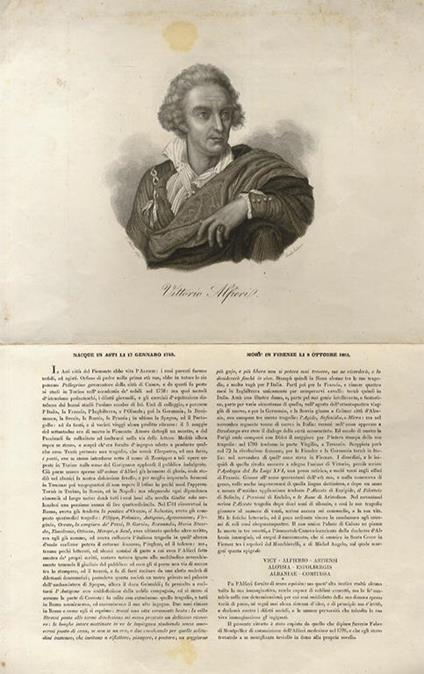 Vittorio Alfieri. - copertina