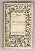Scrittori italiani dal Carducci al d’Annunzio