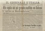 GIORNALE (IL) d’Italia. Quarta edizione. Anno XV. Giovedì 30 dicembre 1915