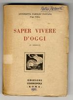 Saper vivere d'oggi