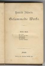 Gesammelte Werke. Dritter Band: Peer Gynt, Die frau vom Meer, Rosmersholm, Die Wildente, Nordische heerfahrt