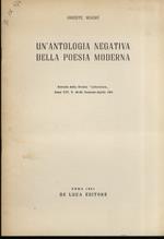 Un'antologia negativa della poesia moderna. Estratto dalla Rivista 