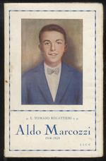 Aldo Marcozzi. 1914-1928