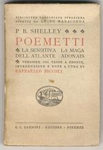Poemetti. La Sensitiva - La Maga dell’Atlante - Adonaid. Versione col testo a fronte. Introduzione e note a cura di R. Piccoli