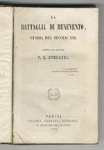 La battaglia di Benevento, storia del secolo XIII