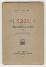 I sogni. Loro natura e cause. Traduzione del Dott. F. Bocca