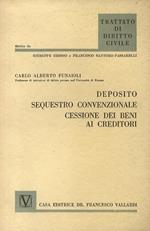 Deposito, sequestro convenzionale, cessione dei beni ai creditori