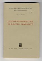 Le azioni reipersecutorie in diritto comparato