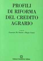 Profili di riforma del credito agrario