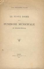 Le nuove forme della funzione municipale in Inghilterra