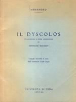 Il Dyscolos. Traduzione e note giuridiche di A. Biscardi. Lezioni raccolte a cura di L. Lepri