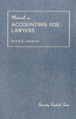 Materials on accounting for lawyers