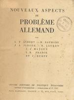 Nouveaux aspects du problème allemand