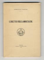Il concetto di pubblica amministrazione