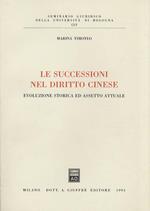Le successioni nel diritto cinese. Evoluzione storica ed assetto attuale