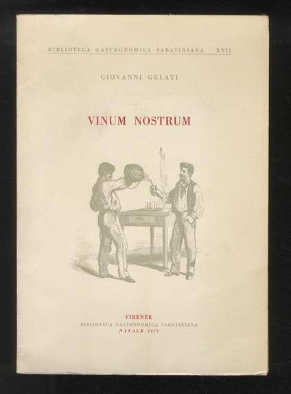 Vinum nostrum - copertina
