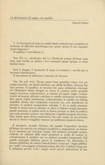 Le derivazioni di acqua «ex castello»
