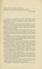 ‘Civile’, ‘incivile’, ‘civiliter’, ‘inciviliter’. Contributo allo sudio del lessico giuridico romano