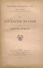 La locazione di cose nel diritto romano