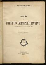 Corso di diritto amministrativo. Raccolto dall’Avv. Carlo Manes. Seconda edizione