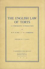 The English Law of Torts. A Comparative Introduction. [...] Foreword by C.J. Hamson