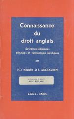 Connaissance du droit anglais. Mise à jour au 1er Aout 1983