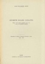 Giuseppe Ignazio Luzzatto. Segue: Elenco degli scritti scientifici di G.I. Luzzatto a cura di Roberto Bonini