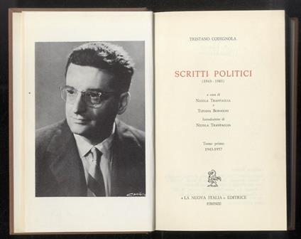Scritti politici (1943-1981) - Tristano Codignola - copertina