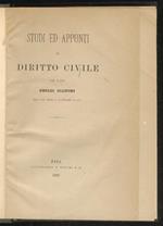 Studi ed appunti di diritto civile