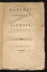 Tableau speculatif de l’Europe