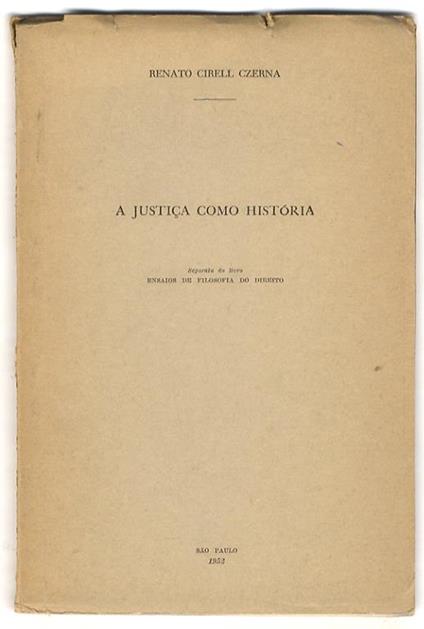 A justiça como história - copertina