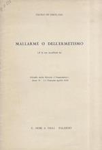 Mallarmé o dell'Ermetismo A la nue accablante tu