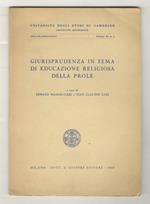 Giurisprudenza in tema di educazione religiosa della prole
