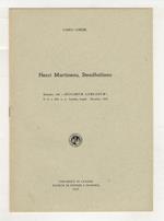 Henri Martineau, Stendhaliano. Estratto dal 
