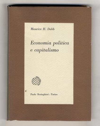 Economia politica e capitalismo - Maurice Dobb - copertina