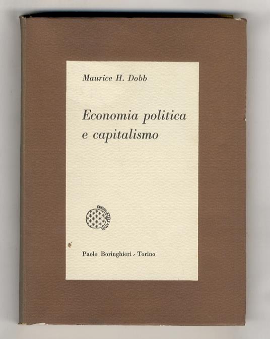 Economia politica e capitalismo - Maurice Dobb - copertina