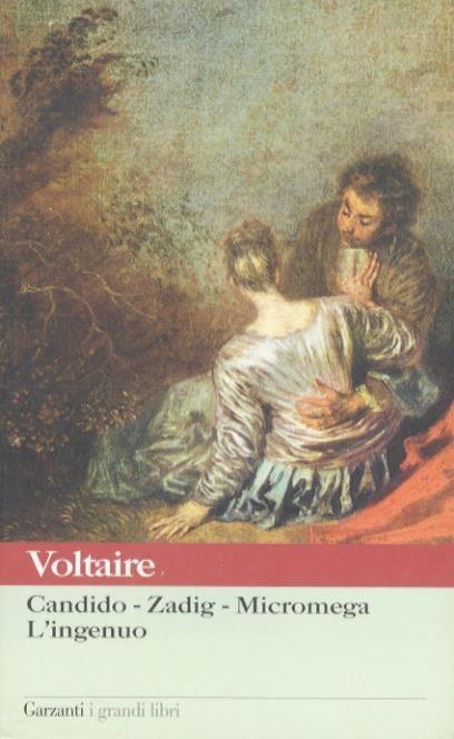 Candido - Zadig - Micromega - L'Ingenuo. Introduzione e traduzione di Maria Moneti - Voltaire - copertina