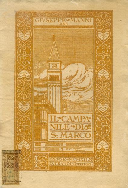 Il campanile di S. Marco - Giuseppe Manni - copertina
