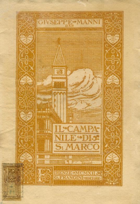 Il campanile di S. Marco - Giuseppe Manni - copertina