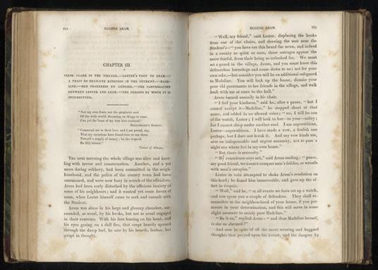 Eugene Aram. A tale. By the author of “Pelham”, “Devereux”, &c - Edward Bulwer Lytton - copertina