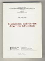 Le dimensioni costituzionali del governo del territorio